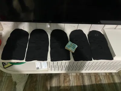 Balaclavas foram apreendidas pela Polícia Civil