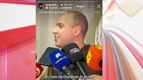 Cantora compartilhou trecho da entrevista gravada em Apucarana no story do Instagram