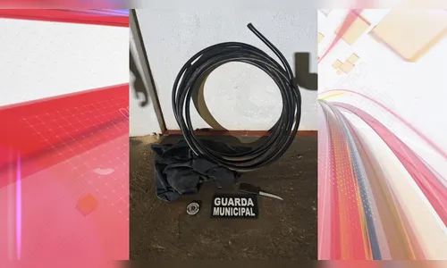 Guarda Municipal prende suspeitos com fios furtados em Arapongas