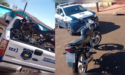 Guarda Civil Municipal recupera motocicleta furtada em Apucarana