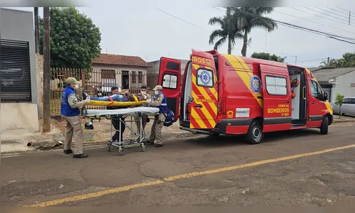 Homem cai de telhado de residência e é encaminhado ao Providência