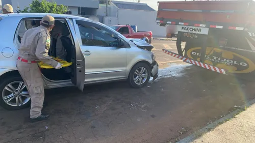 Acidente ocorreu na Rua Vicente Sanches
