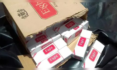 PM de Jardim Alegre flagra homem com cigarros contrabandeados
