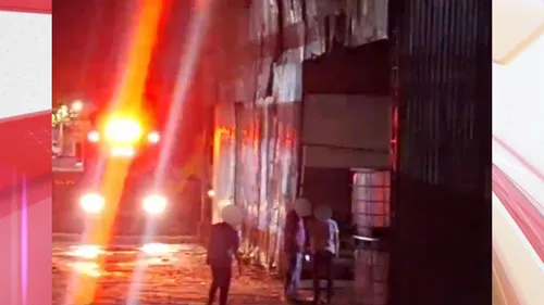 O Corpo de Bombeiros foi acionado