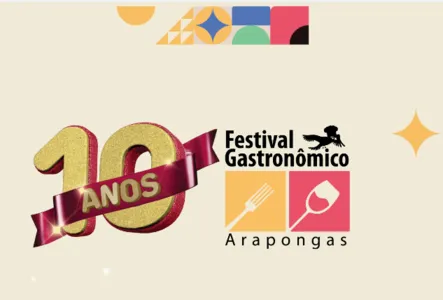 O festival será realizado de 4 a 7 de setembro em Arapongas.