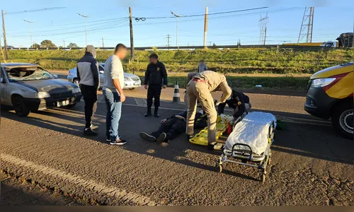 Segurança é atropelado e fica em estado grave em Apucarana