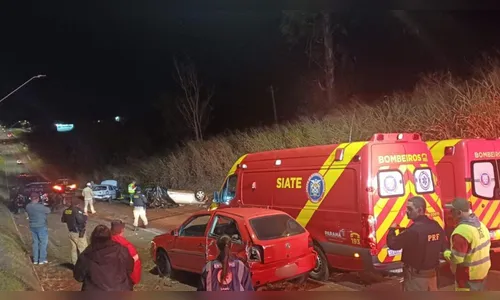 Carro de Arapongas se envolve em grave acidente com óbito na BR-369