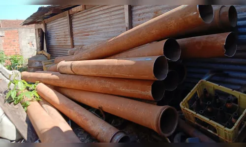 PC usa rastreadores para encontrar tubos de alumínios furtados