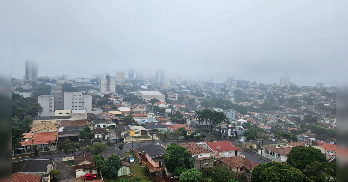 Inmet emite alerta de perigo para tempestades severas em quase todo o Paraná