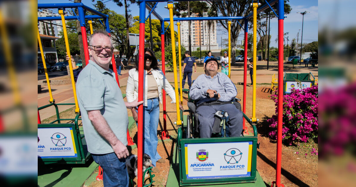 Parque PCD promove inclusão na Praça 28 de Janeiro em Apucarana