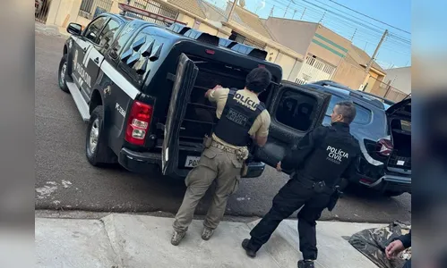 Polícia Civil prende 5 durante operação contra o tráfico em Arapongas