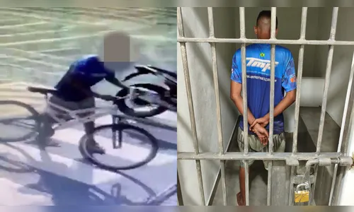 Homem é preso após ser filmado furtando bicicleta em Arapongas