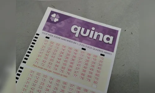 Sorteio 6856 da Quina premia jogadores do Paraná com a Quadra