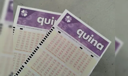 Veja o resultado da Quina concurso 6845 desta segunda-feira (06)