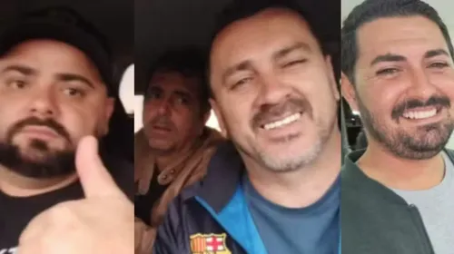 Robishley, Rafael e Diego saíram de São José do Rio Preto (SP) em 4 de agosto para cobrar uma dívida de R$ 255 mil em Icaraíma.