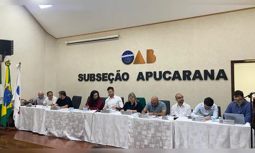Vereadores fazem sessão itinerante na OAB de Apucarana