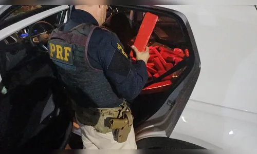 Após fuga pela BR-376, PRF apreende quase 200 kg de maconha em Jandaia
