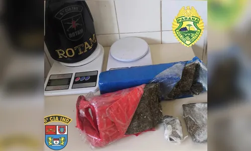 Homem é preso com quase 1 quilo de maconha em Ivaiporã