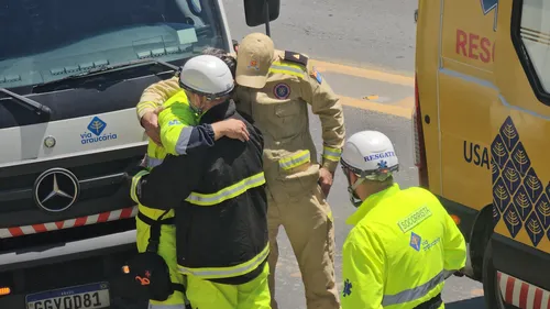 Acidente comoveu até os socorristas