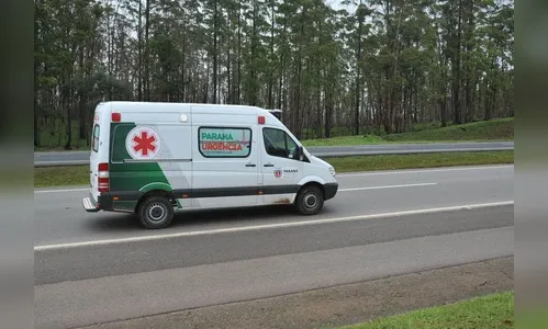 Homem sofre fraturas após colisão com caminhonete em Jardim Alegre