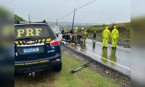 Motorista morre em capotamento no Contorno Sul de Apucarana