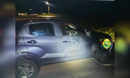 Ciclista tenta atravessar rodovia e colide contra carro em Arapongas