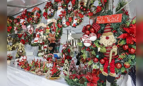 Homem é pego no flagra furtando artigos de Natal em loja de Apucarana