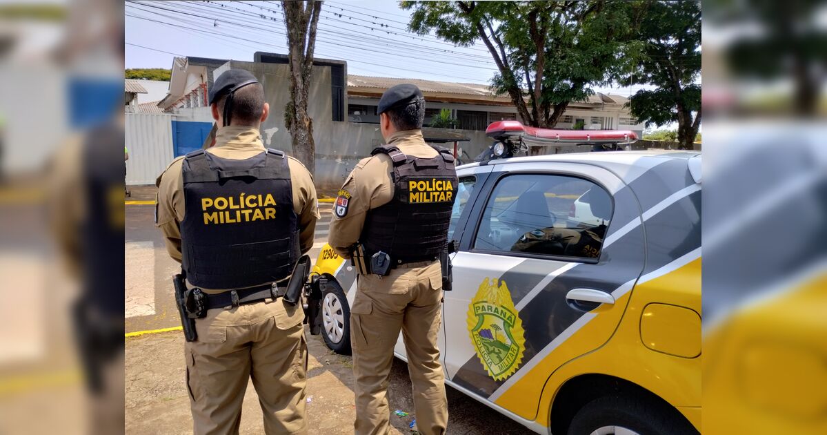 Menino de 10 anos chama PM para salvar mãe de agressões do pai em Apucarana