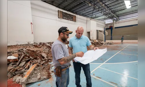 Prefeitura de Apucarana inicia obra de transformação do Ginásio Lagoão