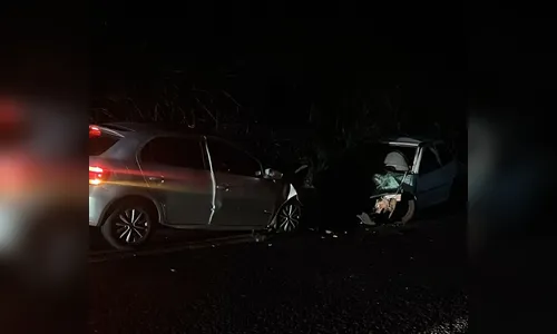 Colisão frontal na PRC-369 deixa um morto e três feridos no Vale do Ivaí