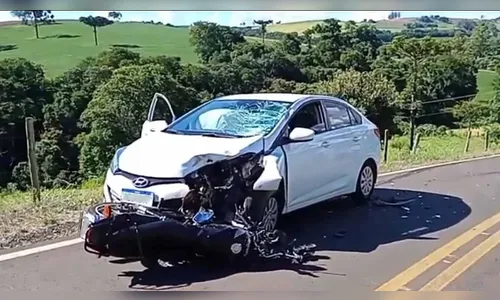 Motociclista morre em colisão com carro em Ariranha do Ivaí