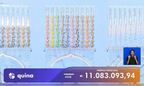 Veja o resultado da Quina concurso 6958 deste sábado (21)