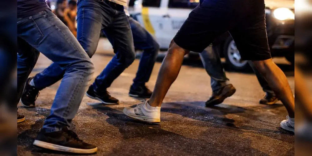 Confusão foi na mdrugada na Av. Brasil