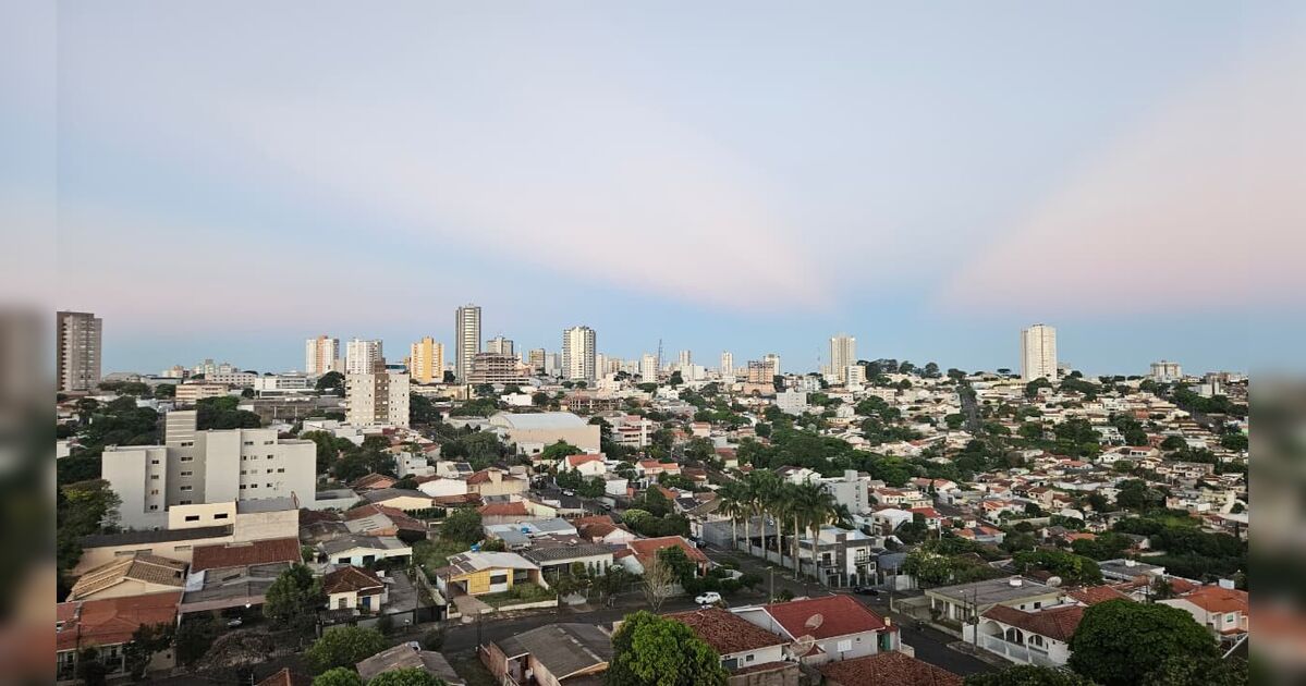 Segunda-feira (6) será de calor e tem pequena chance de chuva em Apucarana