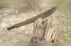 Morador usou facão para se defender durante roubo