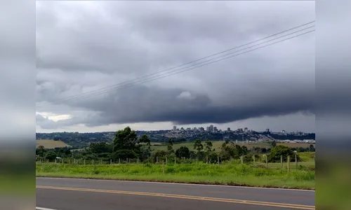 Apucarana pode ter temporais e rajadas de vento neste sábado, prevê Simepar
