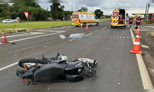 Acidente provoca morte de motociclista na BR-376 em Apucarana