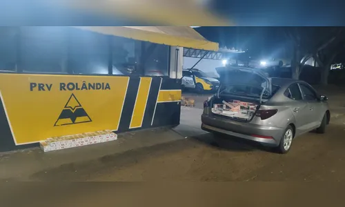 Contrabando: homem é preso com 3 mil maços de cigarro em Rolândia