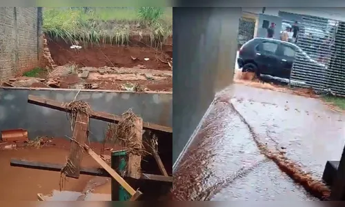 'Foi destruído tudo', diz professora que teve casa invadida pela chuva em Apucarana