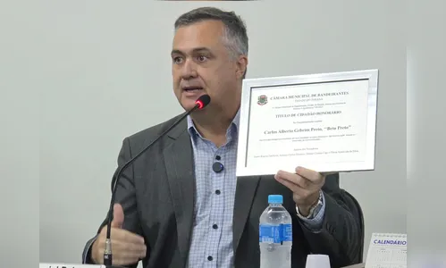 Beto Preto recebe título de Cidadão Honorário de Bandeirantes
