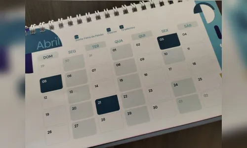 Abril terá dois feriados com possibilidade de folga prolongada; veja