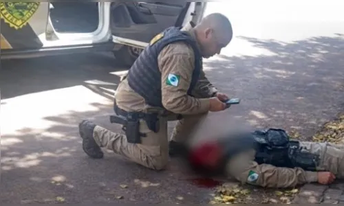 PM é atropelado durante abordagem a suspeito de violência doméstica no Paraná