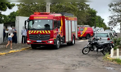 Princípio de incêndio mobiliza bombeiros em colégio estadual de Apucarana