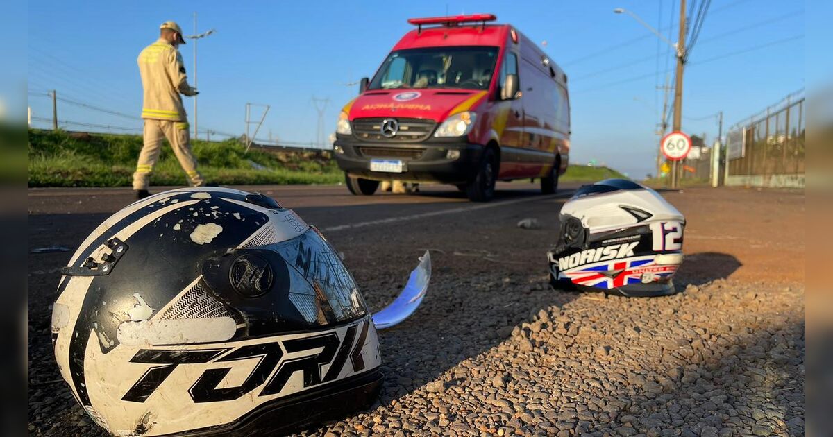 Bombeiros atendem a mais de um acidente de moto por dia em Apucarana