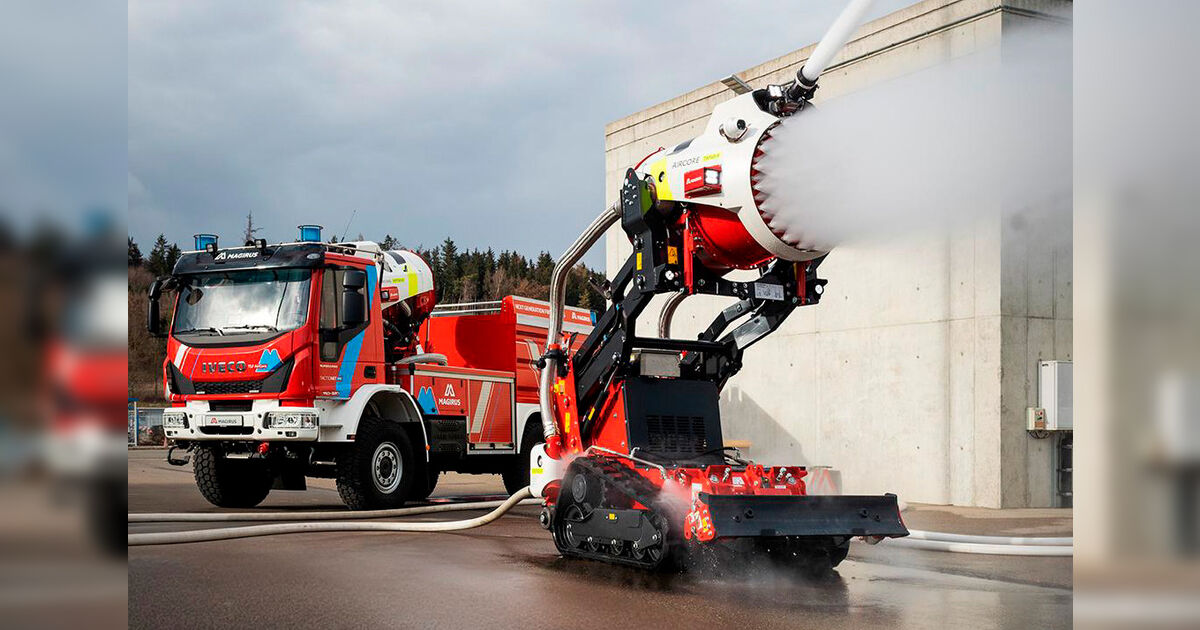 Como é o robô que o governo do Paraná quer comprar para combater incêndio