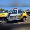 Ladrões arrombam porta de vidro e invadem loja no centro de Arapongas