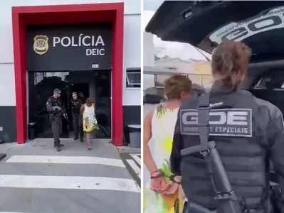 A mulher estava escondida dentro de uma cama box