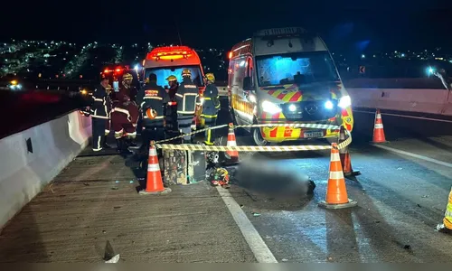 Acidente com carreta deixa motociclista morto no contorno de Jandaia do Sul