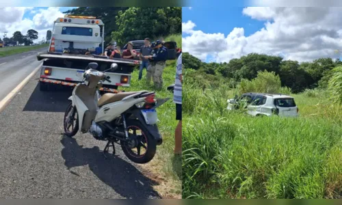 Acidente na BR-369 em Arapongas deixa motociclista em estado grave