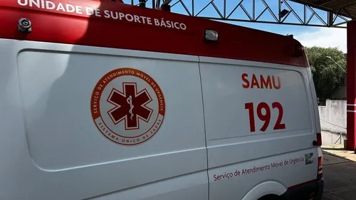 O Samu foi acionado para atender o acidente